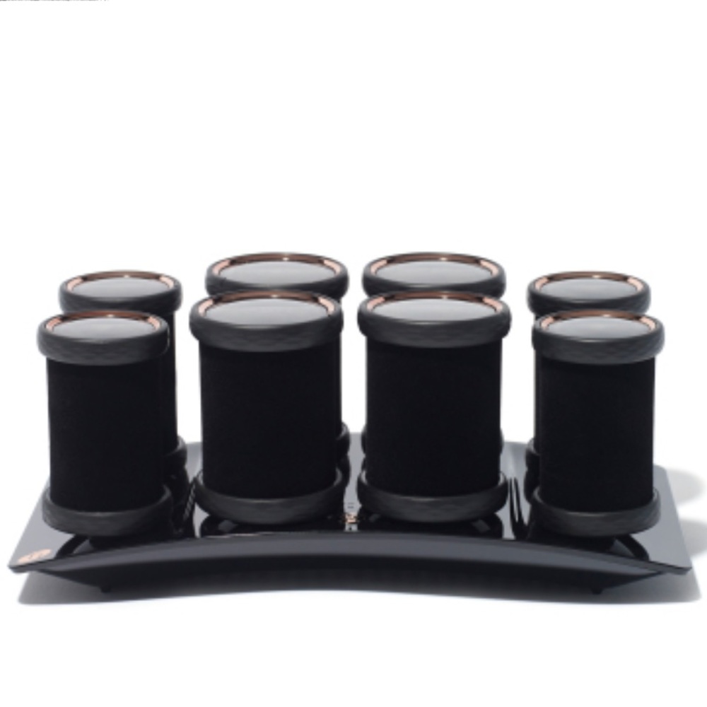 T3 Black and Gold Hair Rollers